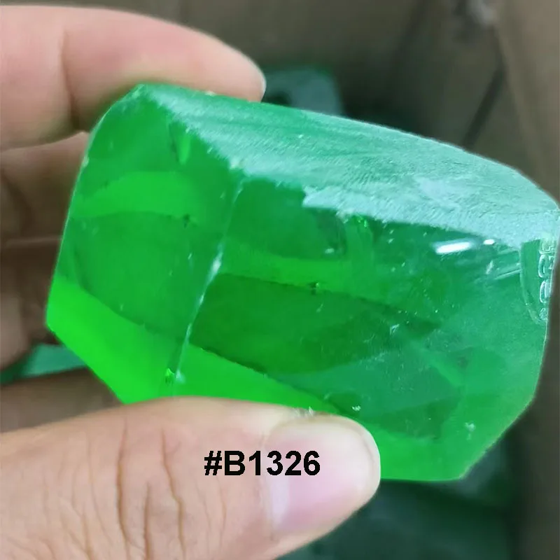 

0.25kg Nanosital Raw Material Kryptonite Dark #B1326 Uncut Rough Stone For Gemstone Making