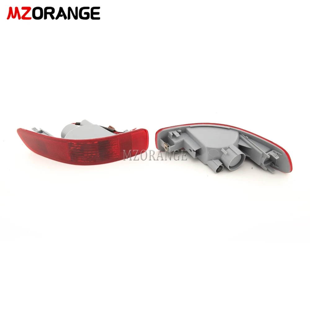 Rear Bumper Lights For Mitsubishi Outlander EX 2007-2012 Red Lens Tail Brake Light Fog Lamp Car Accessories