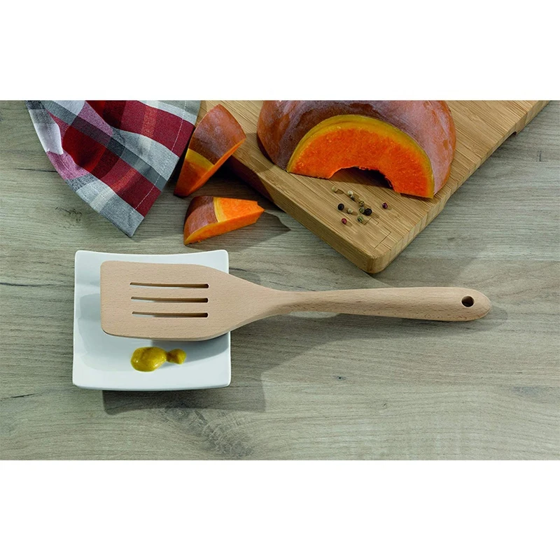 Wooden Spatula Set Of 2, Protection Against Scratches For The Pan,Kitchen Gadgets,Heat-Resistant, Antibacterial, Spatula