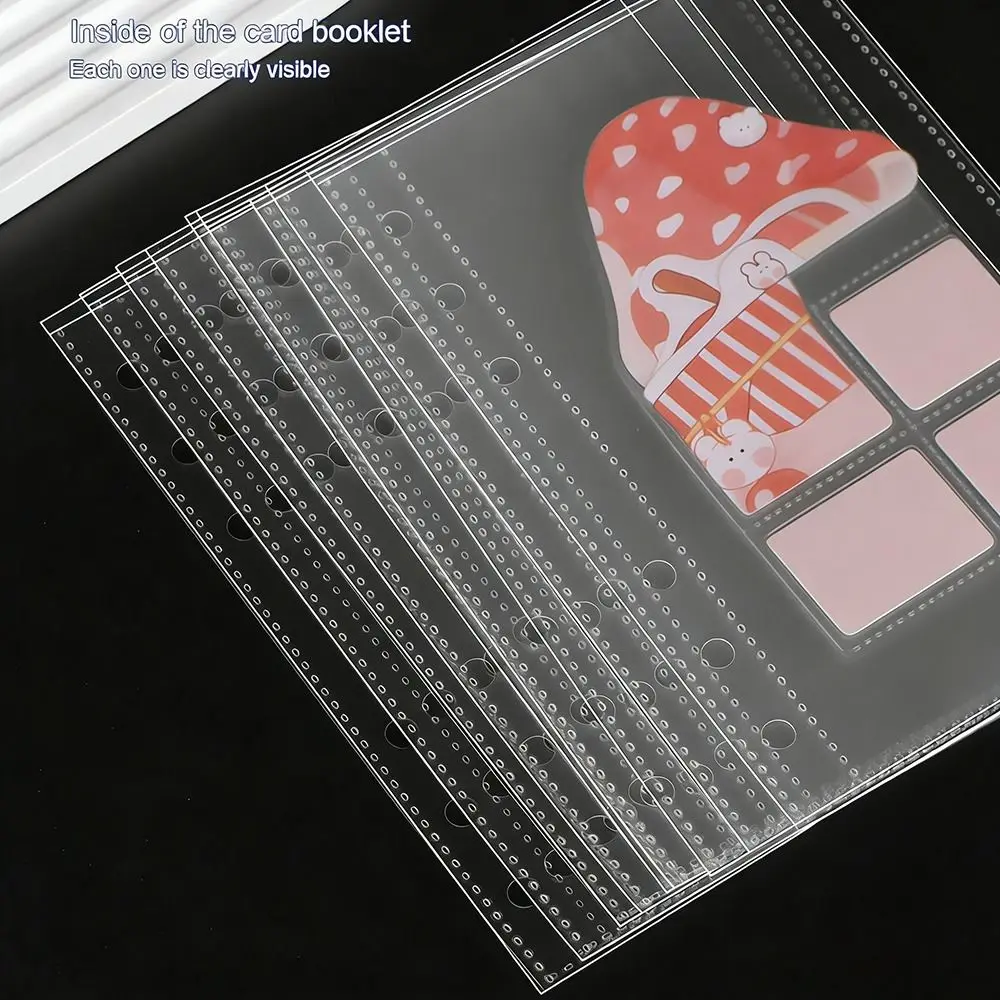 Inner Page Card Binder A6 Photocard Binder Sheets Transparent PP Acid Free Photo Album Refill Pages Kpop Photocard Binder view 5