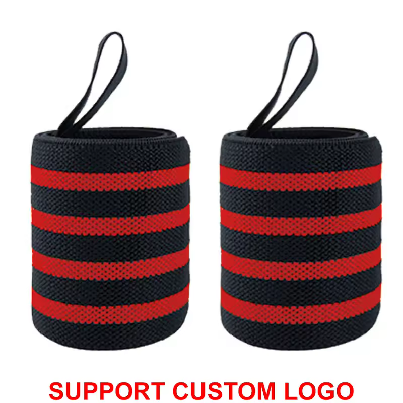1 Pair Wristband Wrist Support Brace Straps Extra Strength Weight Lifting Wrist Wraps Bandage Fitness Gym Training Custom Logo - Image 10
