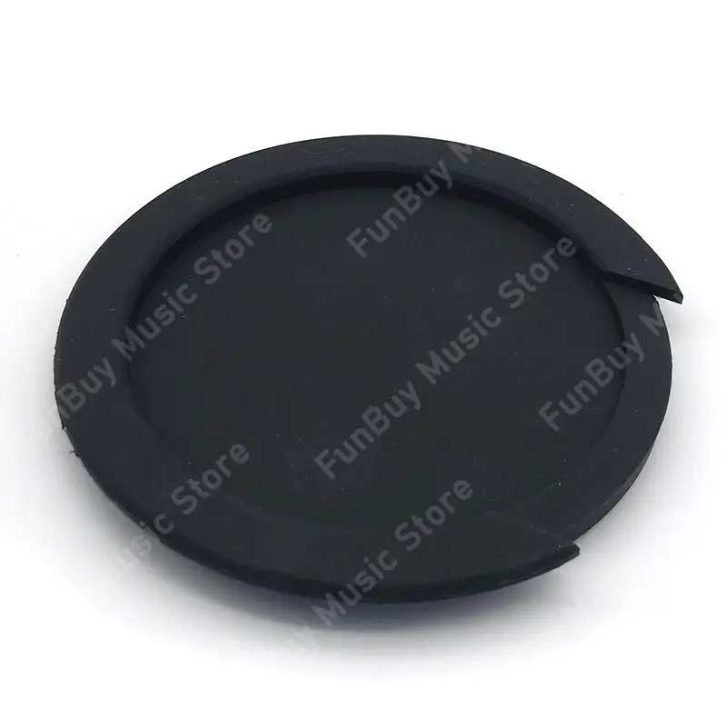 1pcs Guitar Sound Hole Cover Holder Block Silencer Silicone Soundhole for Classical Guitar Acoustic Folk Guitar Black 86/100MM