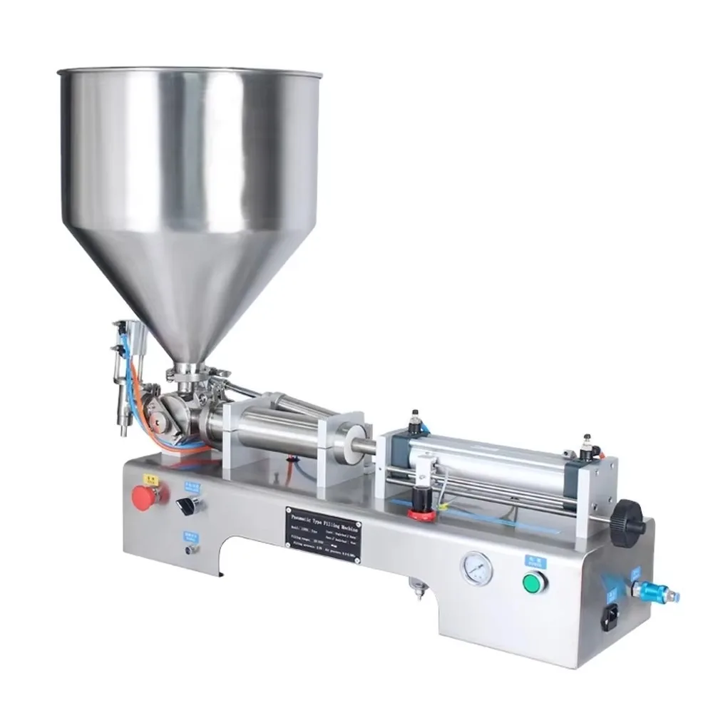 Multi Functional Pneumatic Liquid Paste Filling Machine 2024 New Bottle Filler for Cream Shampoo Cosmetic Food Grade
