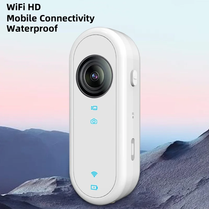 1080P HD Outdoor Sports Camera Anti-shake Waterproof WiFi Action Camera Long Battery Life Hands-Free 120° Wide-angle 1080P