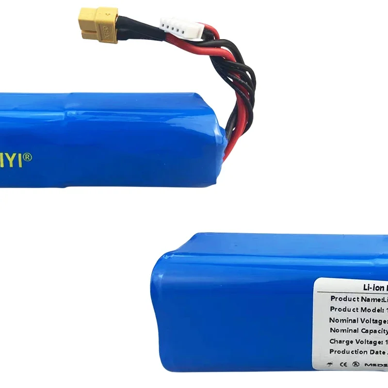 14.8V 6800mAh 4S2P High Capacity 16.8V Li-ion Battery UAV Rechargeable for Various RC Airplane Drone Quadrotor XH2.54-5P XT60