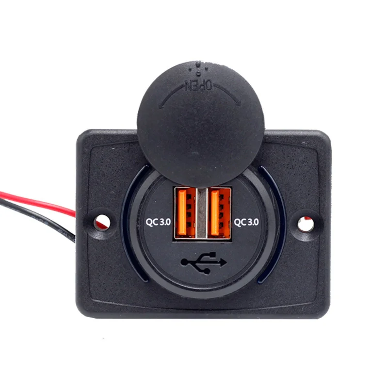 Mobile phone Charging of cart or Charging interface of computer desk SQUARE adn SLIDING COVER