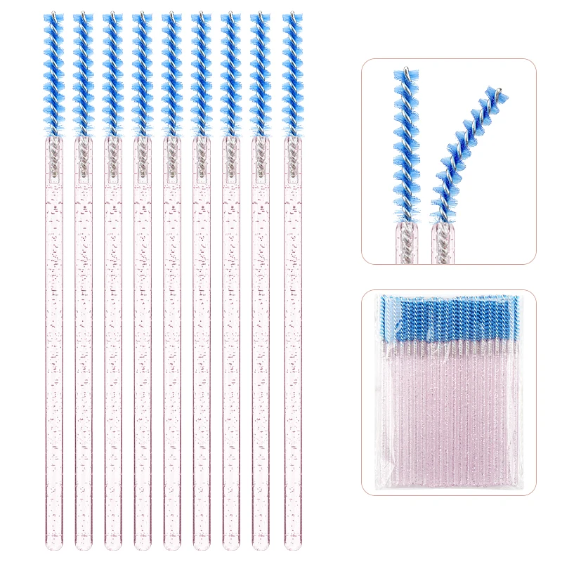 50 stücke Einweg Make-Up Pinsel Wimpern Microbrush Mascara Wands Kosmetik Applikator Augenbraue Micro Pinsel Lash Verlängerung Liefert