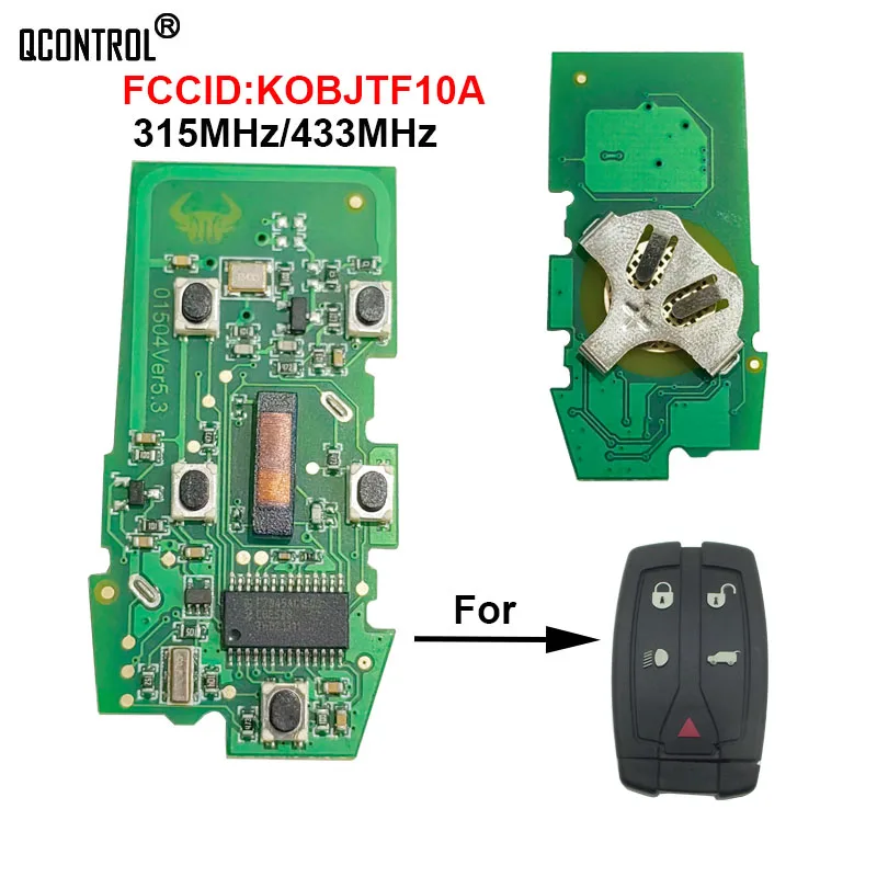 

QCONTROL Car Remote Key Electronic Circuit Board 315 433MHz for Land Rover for Range Rover Freelander 2 LR2 Sport ID46 PCF7945