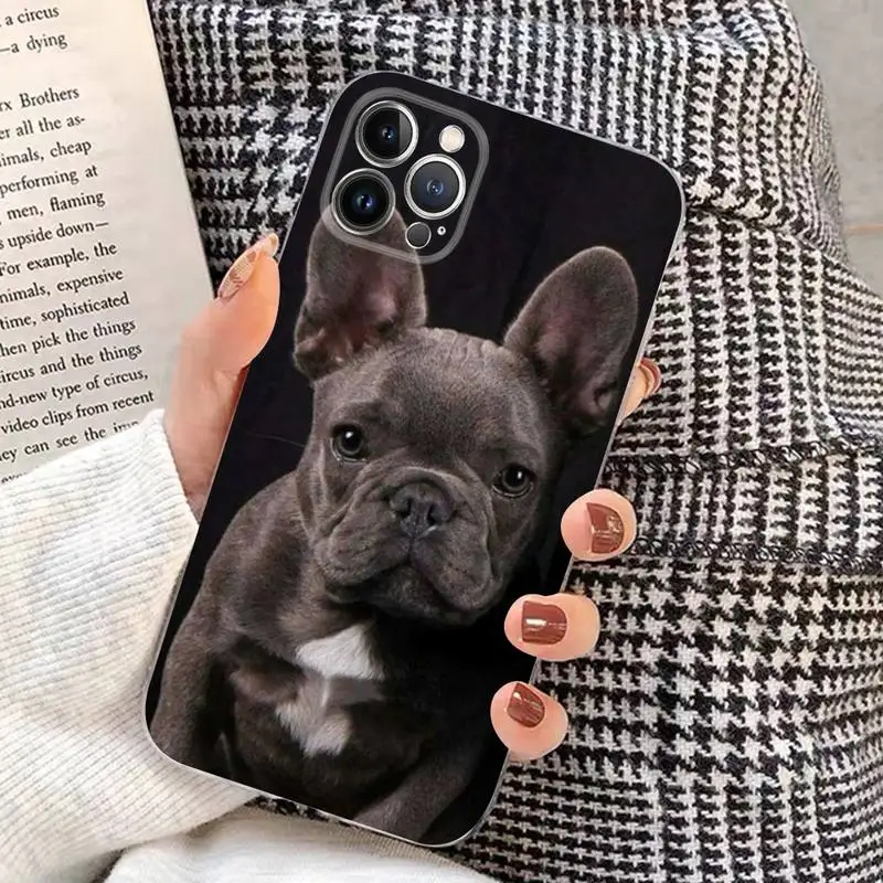 French Bulldog Dog Phone Case Silicone Soft for iphone 14 13 12 11 Pro Mini XS MAX 8 7 6 Plus X XS XR Cover