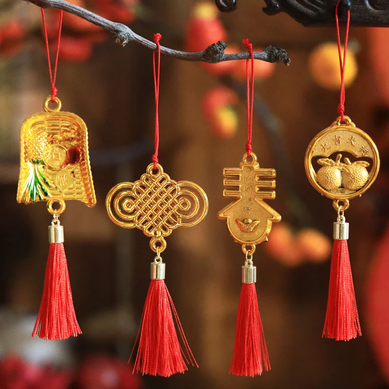 2025 Chinese New Year Lantern Hanging Decoration Chinese New Year Ornaments Party Bonsai Hanging Lunar New Year Party Supplies