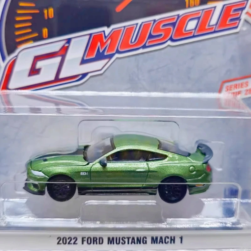 

Green Light 1:64 Green Light Muscle Series 28–2022 Mustang Mach 1 13350-F Коллекция игрушек Маленькие подарки Модель настенный подвес