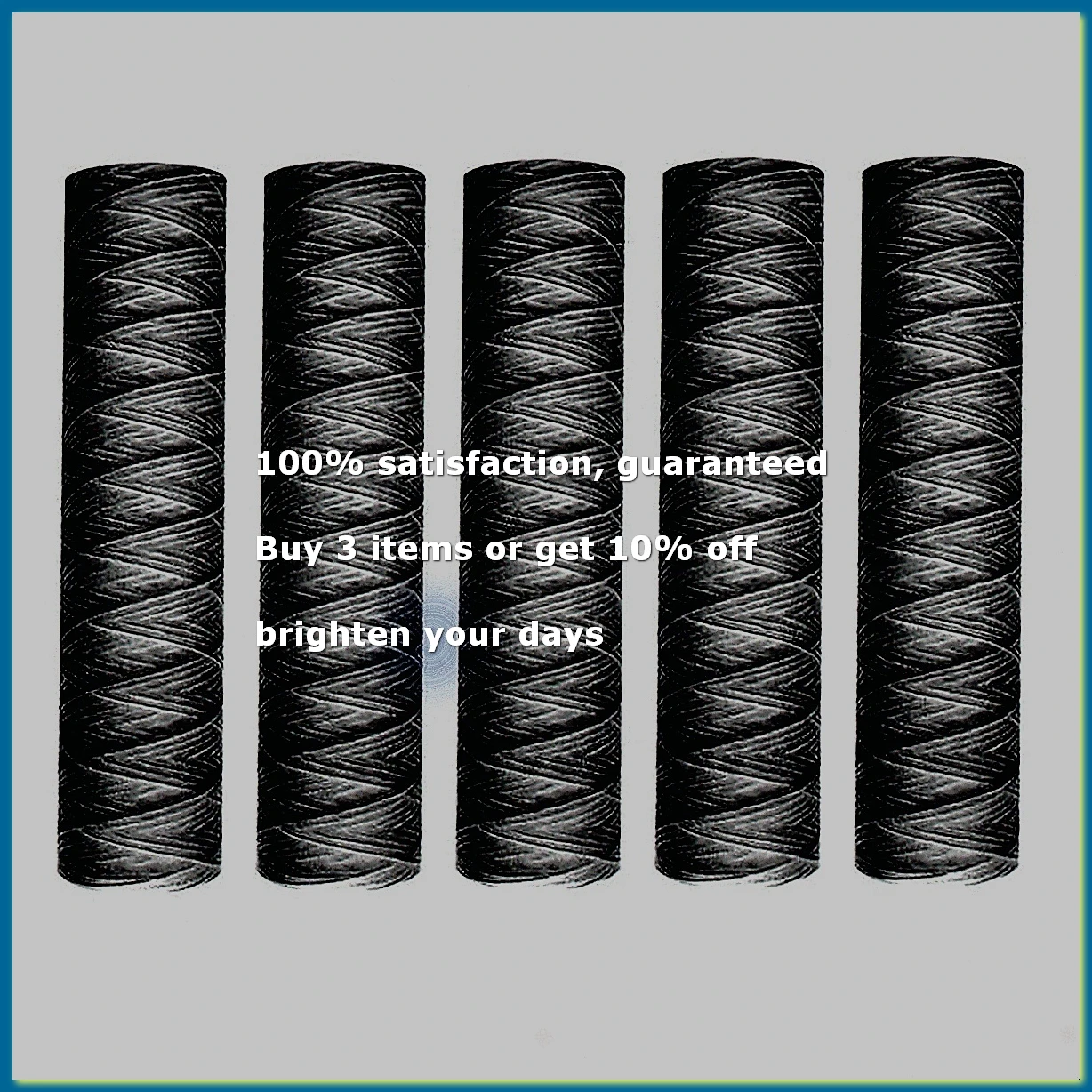 ●10 10 Inch x 2.5 Inch String Wound Sediment Water Filter Whole House Sediment Filtration,