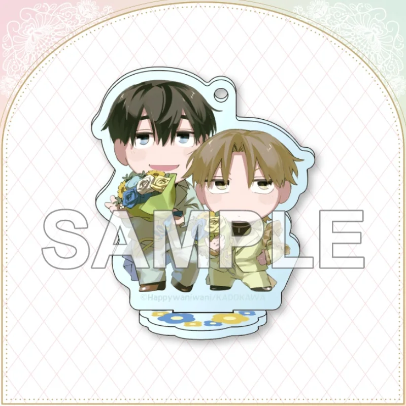 Egil/Kuro Desk Decor Acrylic Stand Figure Keychain Anime The Loyal Dog-Like Subordinate and the Tsundere Second Lieutenant 10CM
