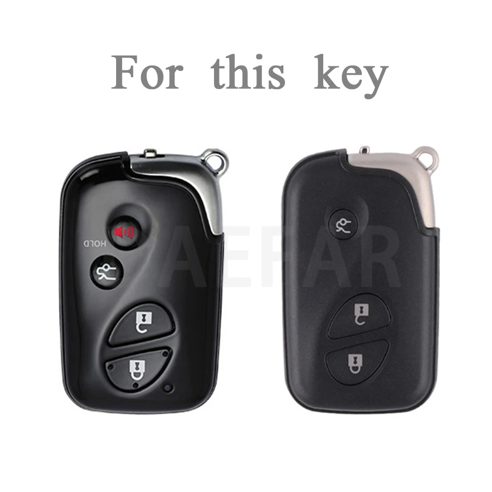 For Lexus IS250 IS300C RX270 CT200H GX400 GX460 ES240 ES350 LS460 GS300 450h 460h Transparent TPU Car Remote Key Case Cover