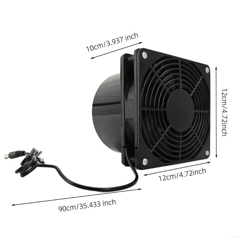 Y51B 12V Solar Exhaust Fan Ventilator Solar Panel Powered Fan Air Extractor