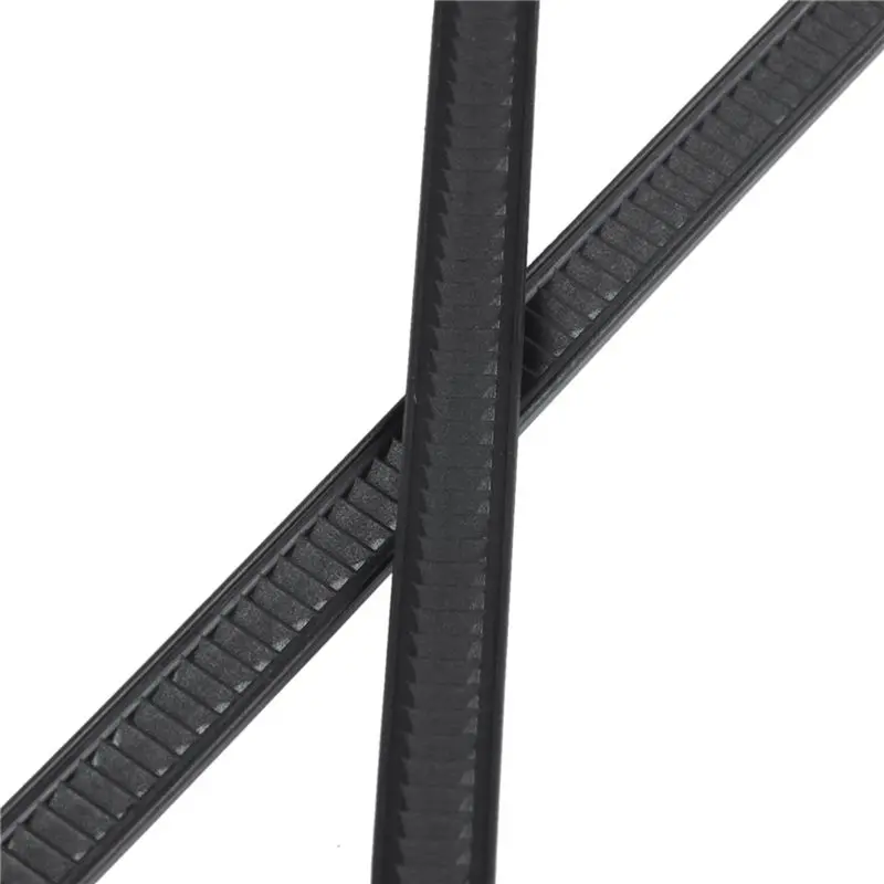DT39 60 Pcs Nylon Push Mount Car Dome Cable Zip Tie, 162mm Length, Black, for Automotive, Home, and Industrial Cable Management
