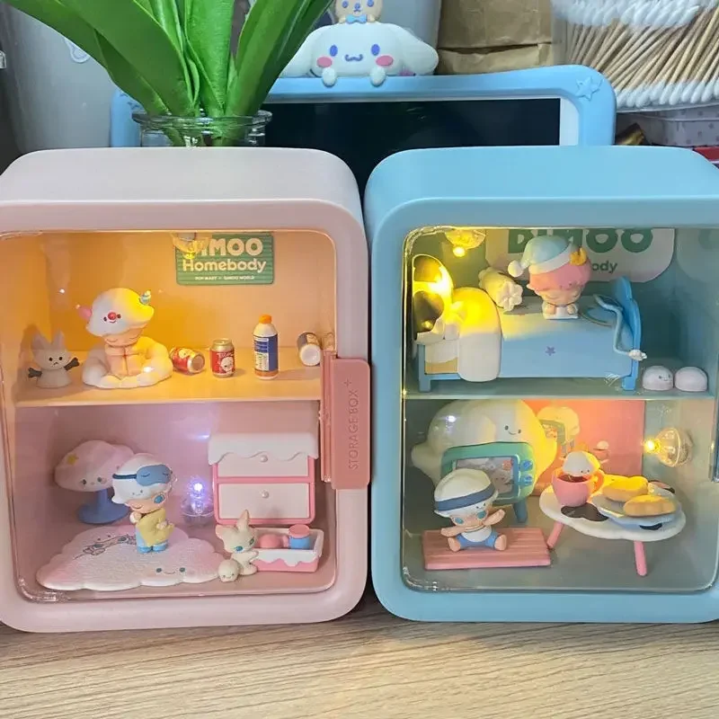 S Blind Box Storage Box Japanese Q Version Anime Figure Model Toy Doll Collection Display Stand Organizer Case for Dimoo Home