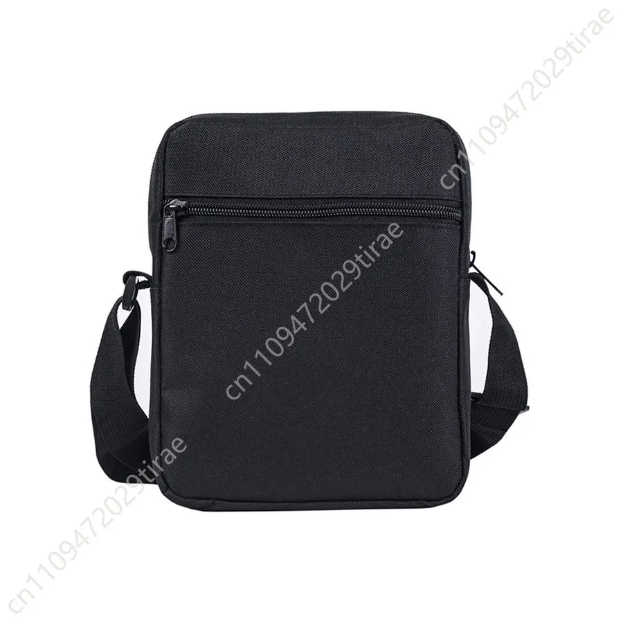 Tas Selempang Pola Tengkorak Gagak Baru untuk Anak Laki-laki/Perempuan Hadiah Terbaik Dompet Selempang Kartun Datar 2D Tas Kurir Remaja