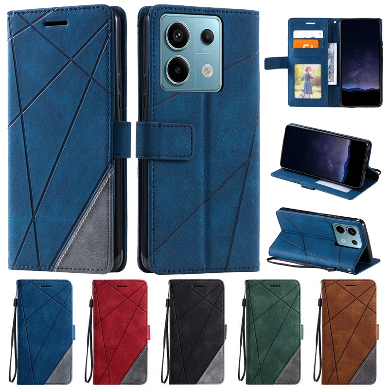 For Coque Xiaomi Redmi Note 13 Pro Cover Flip Wallet Leather Case on for Funda Xiomi Redmi Note 13 Pro Note13 13Pro Plus 5G Case