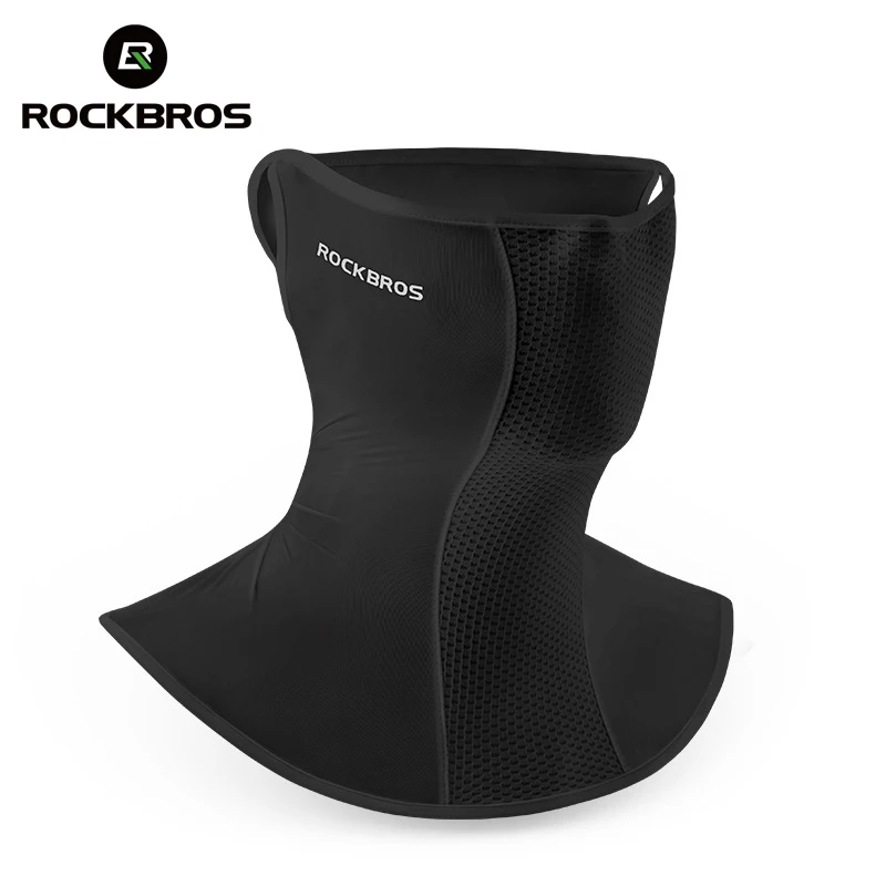 

ROCKBROS Summer Face Scarf Breathable Scarf Running Hiking Sports Multicam Scarf Neck Cool Feeling Ice Silk Cycling Face Mask