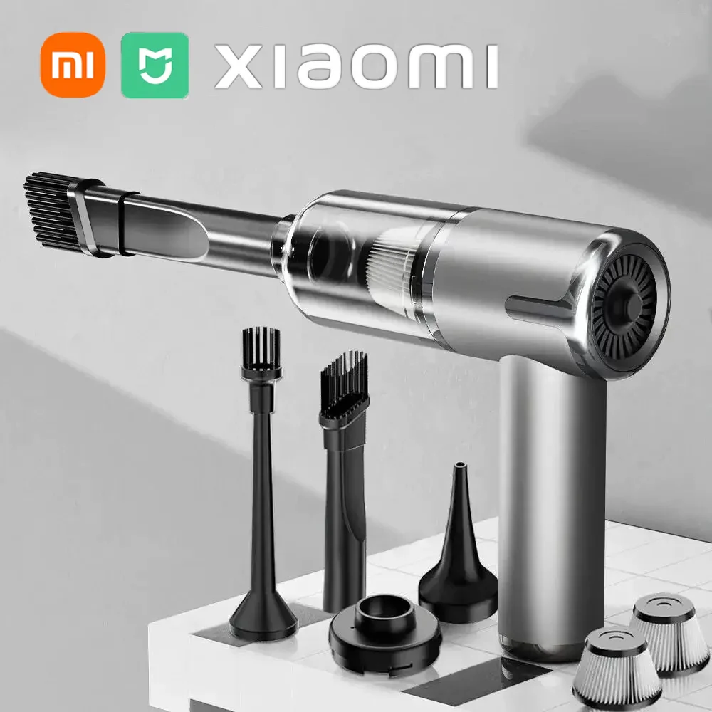 Xiaomi 5 in 1 1995000PA Powerful Car Vacuum Cleaner Cleaning Machine for Home Appliance Car Wireless Portable Cleaner Home  New