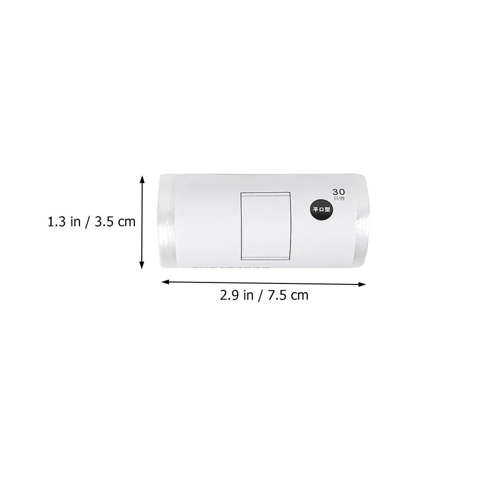 3 Rolls Thicken White Garbage Bags Large Size Plastic Trash Sacks Odor Proof Leak Proof Reinforced Bottom Fit Home Office