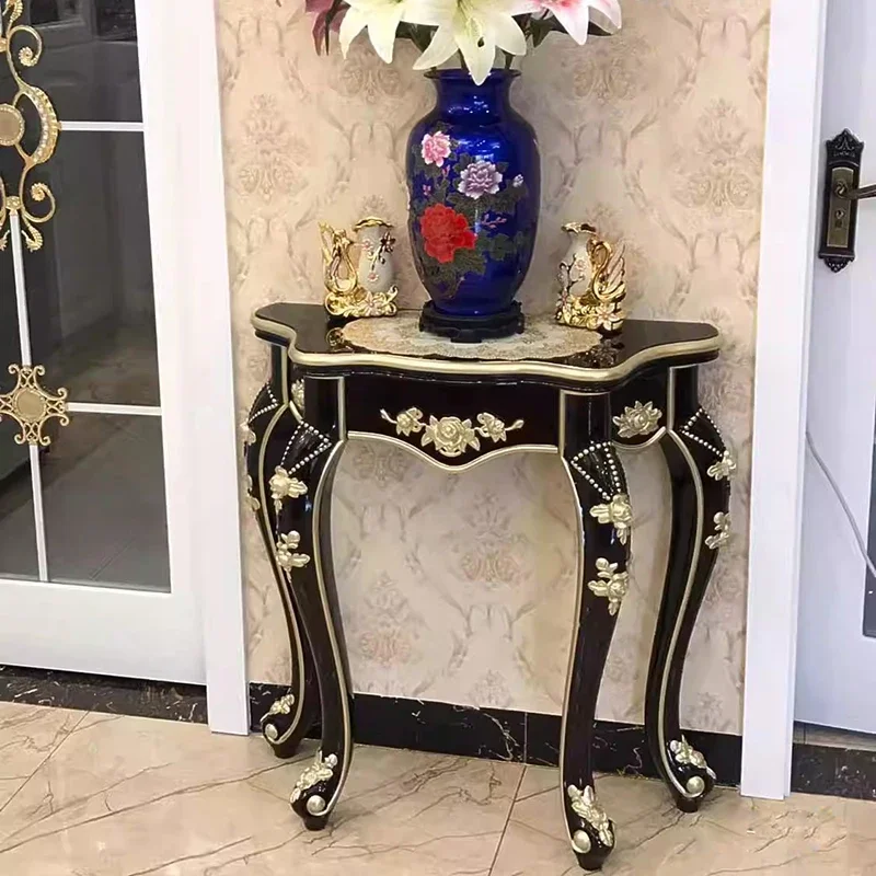 European Luxury Console Table Compact And Delicate Premium Ornate Console Table Classic Vintage Console Meuble Furniture view 6