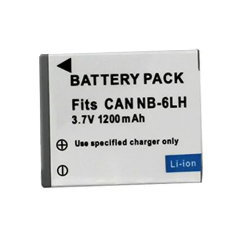 1200mAh NB-6L NB6L NB-6LH Camera Battery + AC Charger for Canon PowerShot S90 SD770 D10 IXUS 85IS SX520 HS SX530 SX610 SX700