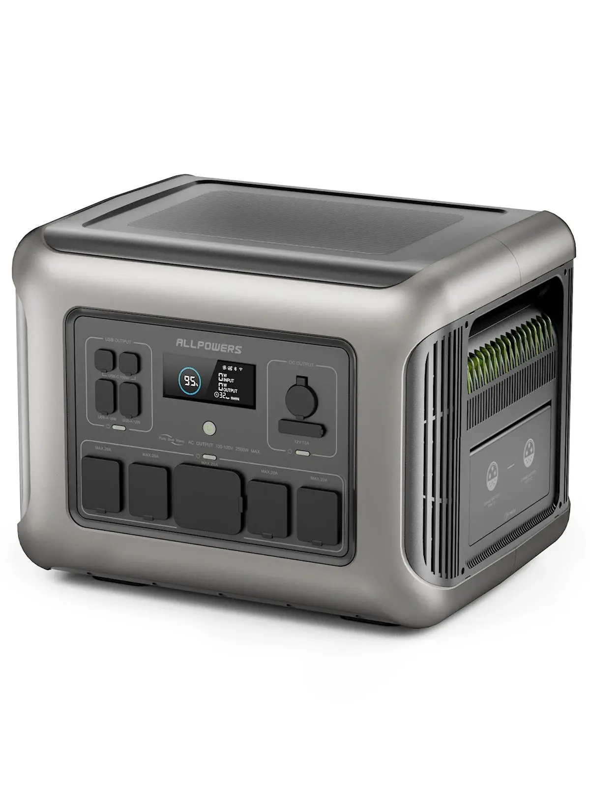 ALLPOWERS R2500 Portable Power Station 2016Wh Expandable to 20kWh LFP Battery 2500W Emergency Household / Outdoor Power Supply