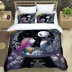 Disney The Nightmare Before Christmas Bedding Set,Nightmare Before Christmas Duvet Cover Set,Cartoon Quilt Cover 2/3pcs Polyeste