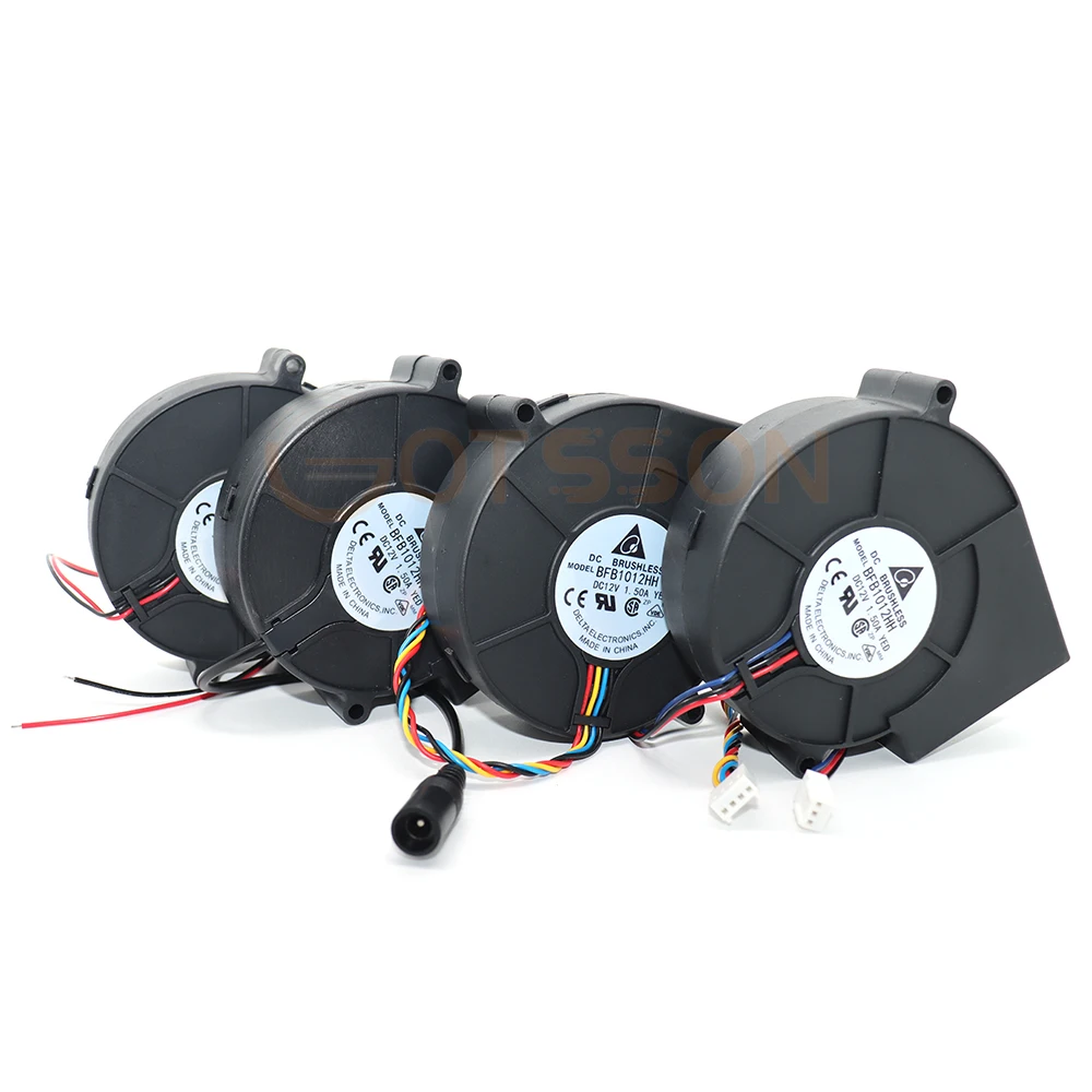 

New for BFB1012HH DC12V 1.5A Double Ball Turbine Blower Fan 9733 97*94*33mm BFB1012HH-A