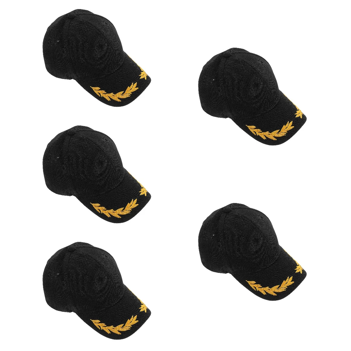 

5pcs 5 PCS Captains Hat for Women Camping Aquatic Breathable Baseball Ocean Theme Hats