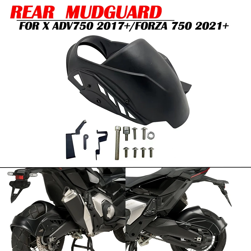 

Motorcycle Accessories Rear Fender Mudguard Mudflap Hugger Guard For HONDA X ADV 750 XADV750 X ADV750 2017+ FORZA 750 2021+