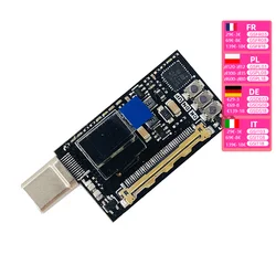 Nvarcher mini 4K EDP DP driver board with screen to detect voltage, current, power and temperature