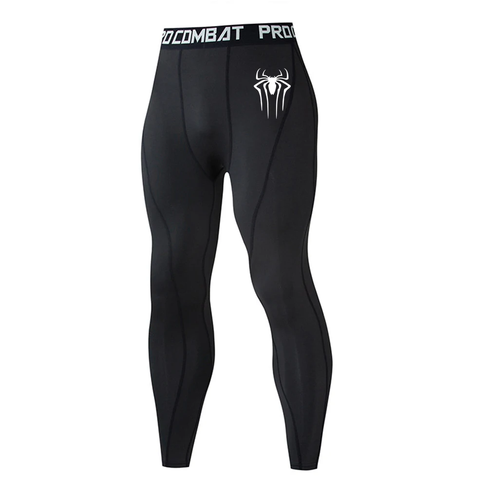 2024Leggings Men Gym Running Tights Men Compression Pants Fitness Jogging Long Trousers Yoga Training Bottoms