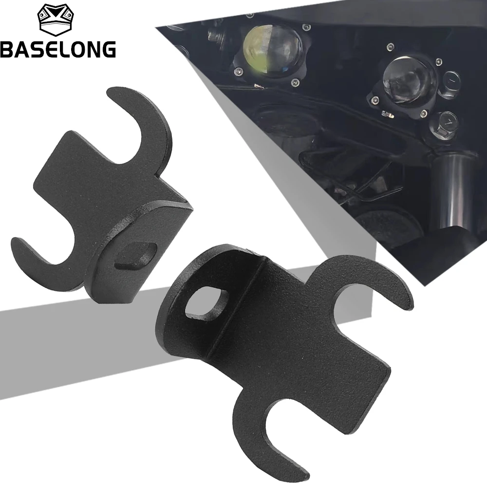 Motorcycle Spotlight Bracket Holder Fog Light Mount FOR YAMAHA NMAX 125 N Max 155 NMAX125 NMAX155 2021-2022–2023-2024-2025-2026