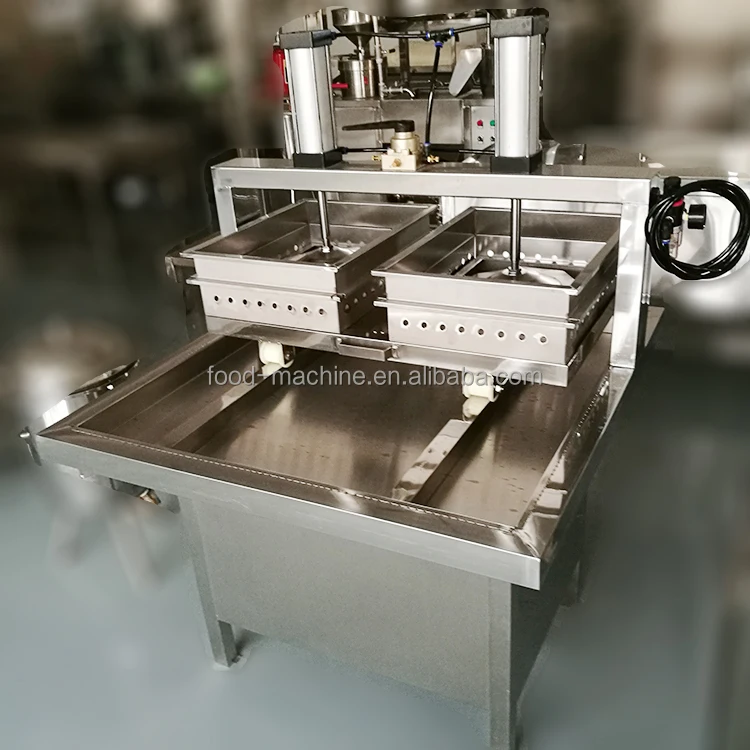 เครื่องทำเต้าหู้แบบกดลมสแตนเลสสองชั้น