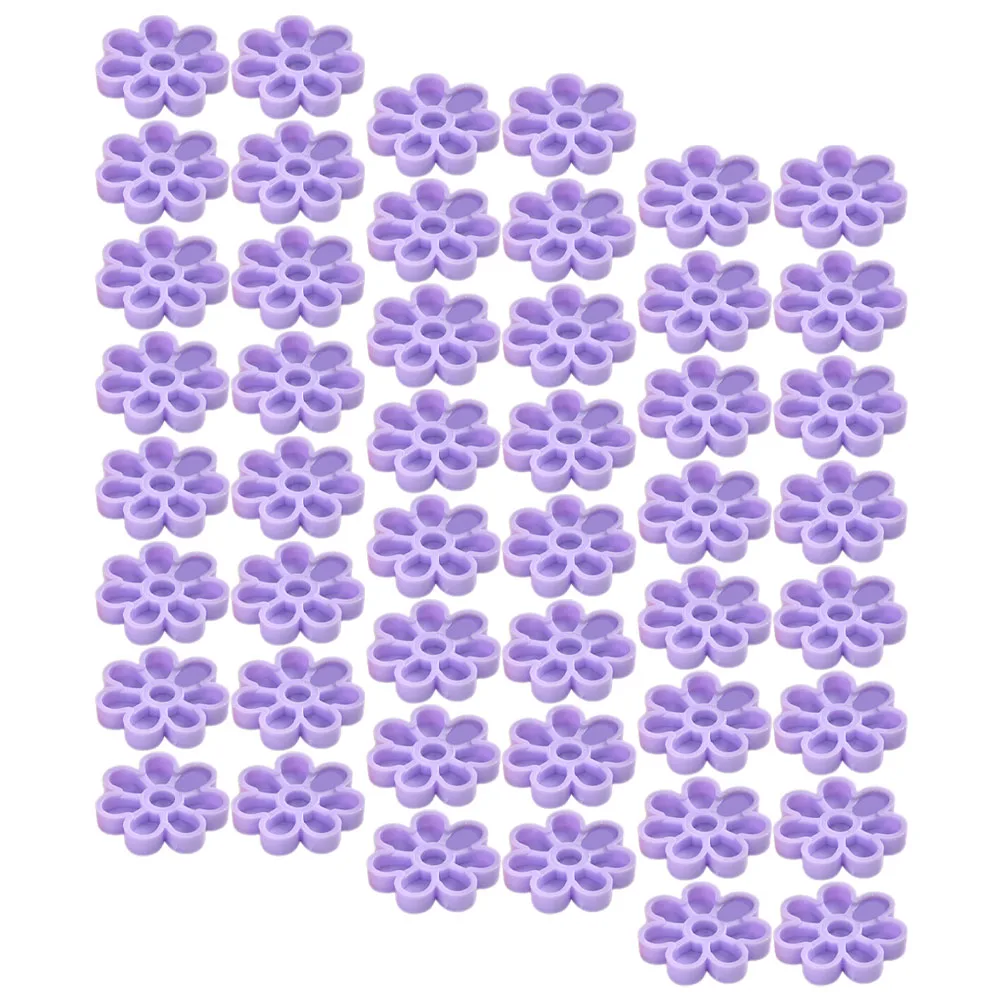 

100pcs Eyelash Cup Lash Grafting Glue Cup Purple Container Delay Drying Save Glue Lash Grafting Tool Makeup Accessories