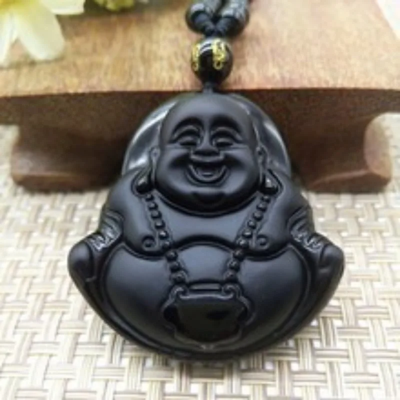 pingente-de-obsidiana-buda-sorridente-maitreya-com-cadeado-da-longa-vida-e-colar-gong-de-buda