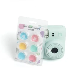 4/6 PCS Set Lens Colorful Color Filter Mirror for Fujifilm Instax Mini 12 11 Instant Film Cameras Photographic Accessories