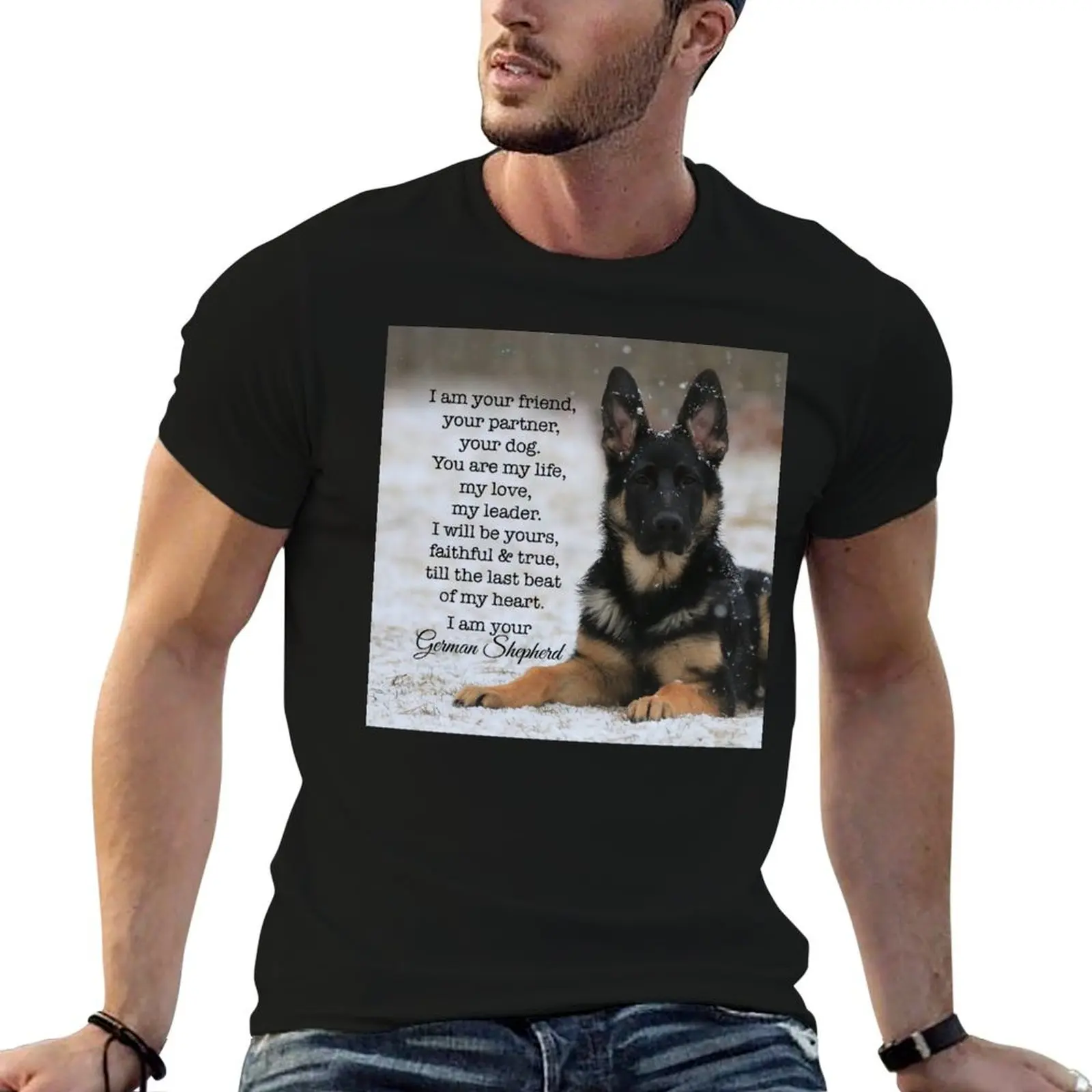 I Am Your German Shepherd T-Shirt Plus Size Loose Fit T-Shirt