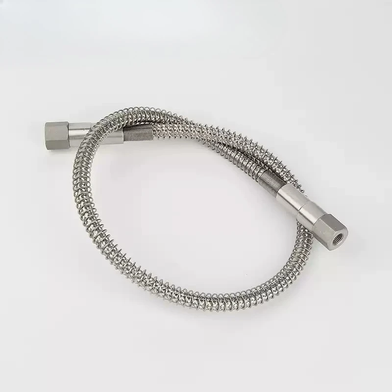 Inner Wire NPT1/4 High Pressure Stainless Steel Flexible Metal Hose, Corrugated Pipe for Pipeline Connection