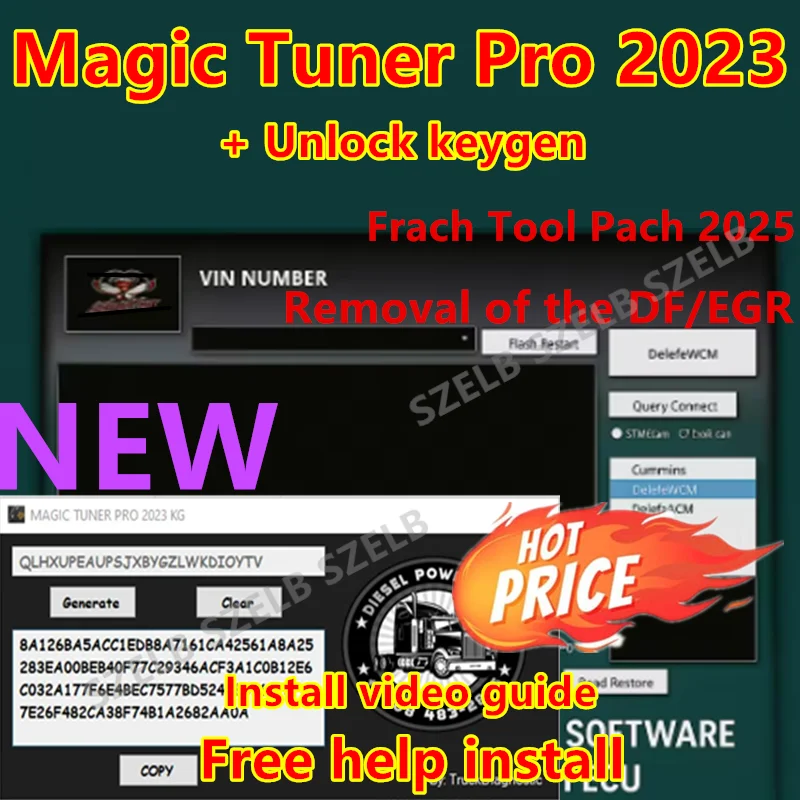 

2025 hot sell, Magic Tuner Tools Pro 2023 + unlock keygen Magic TUNER PRO 2023 Flash The Blocks+ free help install + unlimited
