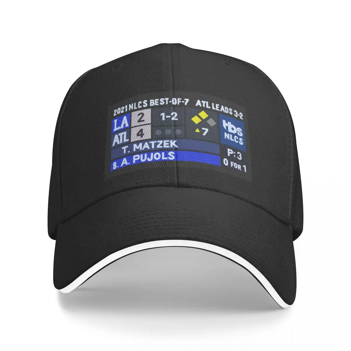 Tyler Matzek Game 6 Scoreboard Baseball Cap Anime Cosplay funny hat Mens Women's