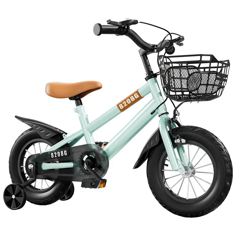 Children's Bicycles 2-12 Year Old Bicycles 12-14-16-18 inch Student Children's Bicycles with Auxiliary Wheels