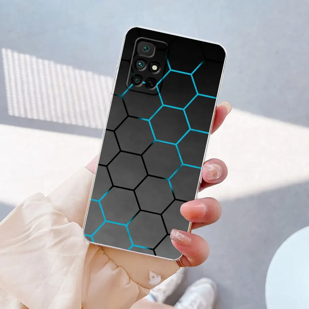 For Xiaomi Redmi 10 Case For Redmi 10 2022 Clear Cover Marble Painted Silicone Soft Fundas For Redmi 10 Prime 2022 Bumper Coque