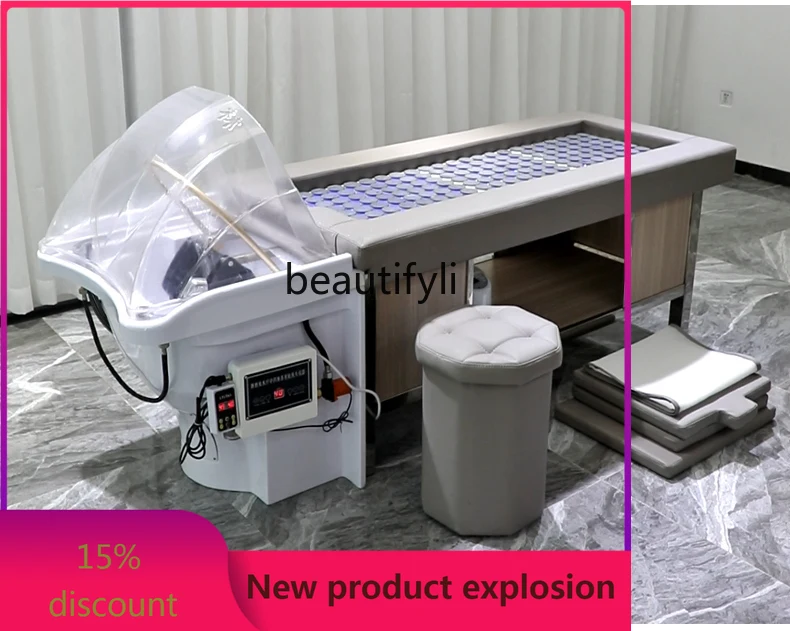 

Fumigation Therapy Whole Body Moxibustion Beauty Salon Multifunctional Steaming Bed Smoke-Free Automatic Moxibustion Bed