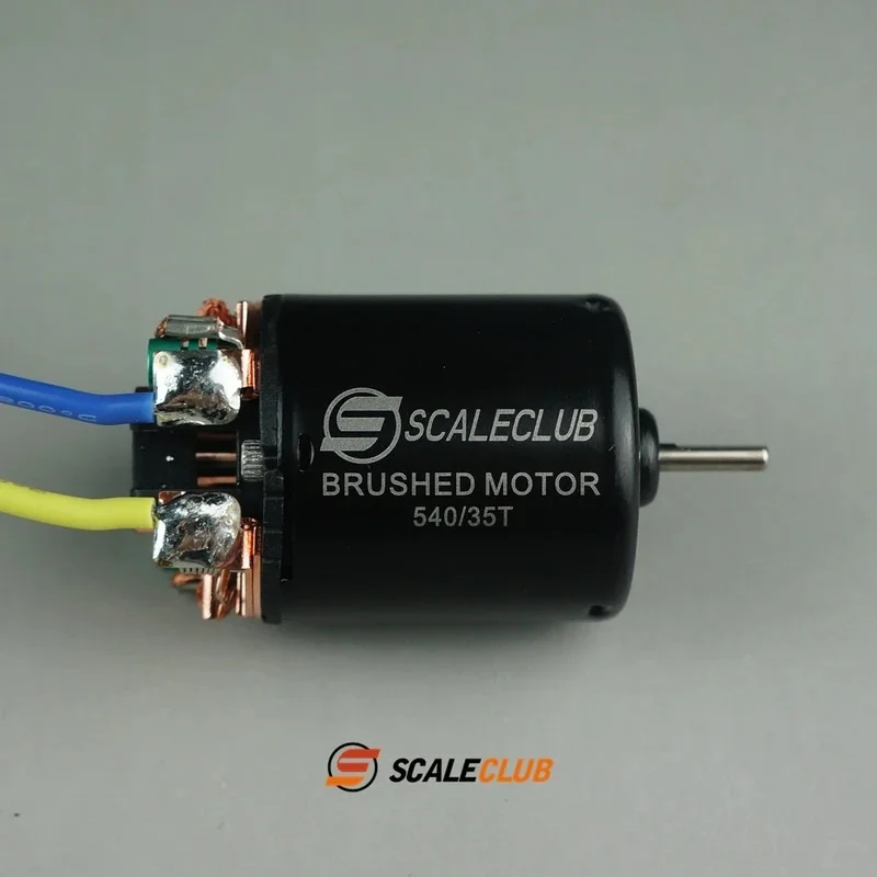 RC 1/14 Scaleclub Modellmotor mit Bürste für Tamiya Hydraulikbagger, Lader, Muldenkipper für SCANIA, MAN, VOLVO Kipper DIY-Teile – Detail 1