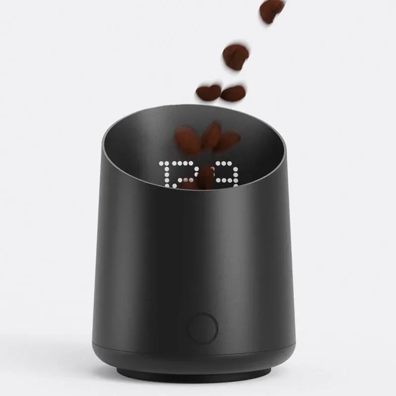 L Coffee bean weighing cup dosage cup weighing two-in-one electronic rechargeable waterproof coffee weighing