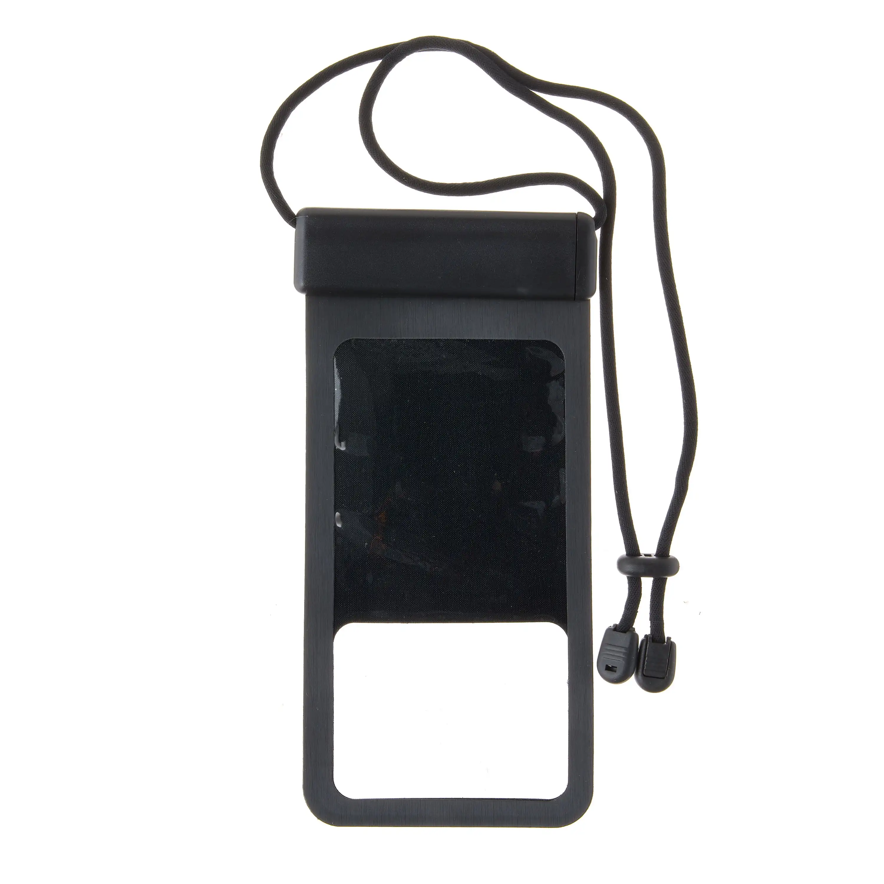 

Waterproof Pouch with Adjustable Lanyard, Black